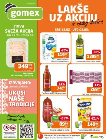 Gomex katalog - 18.02.2026 - 03.03.2026.