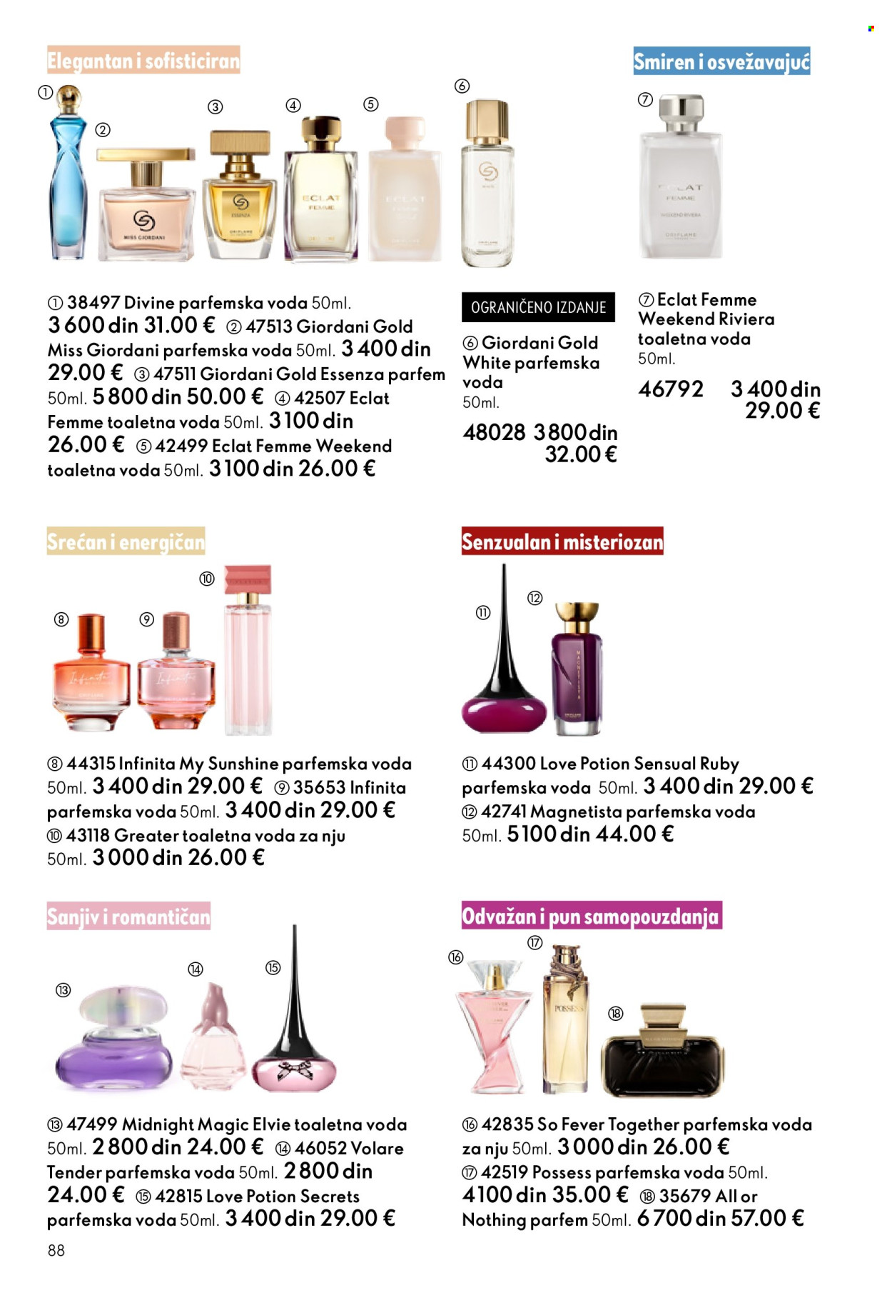 Oriflame katalog - 18.02.2026 - 10.03.2026. Stranica 88