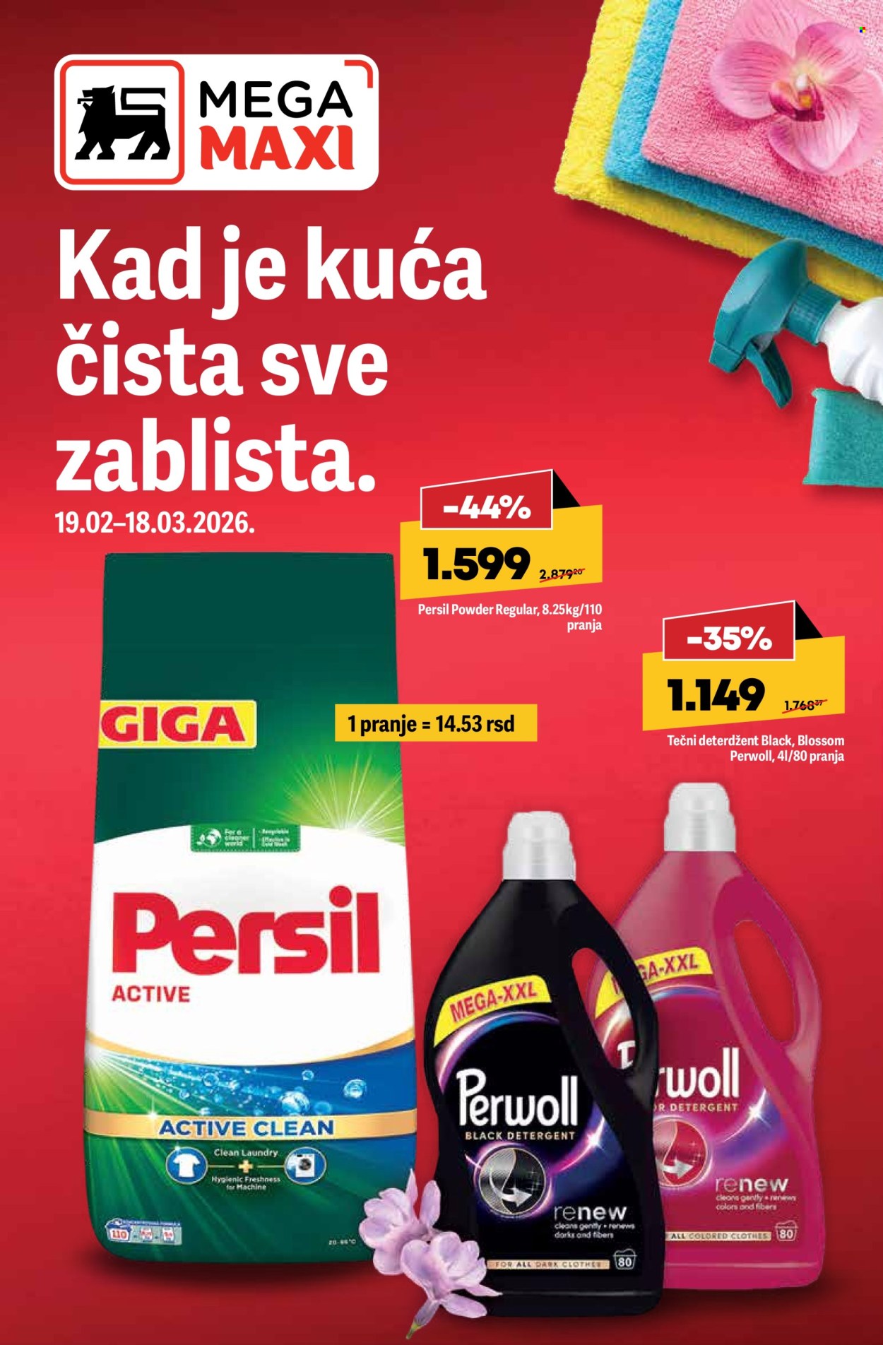 Mega Maxi katalog - 19.02.2026 - 18.03.2026. Stranica 1