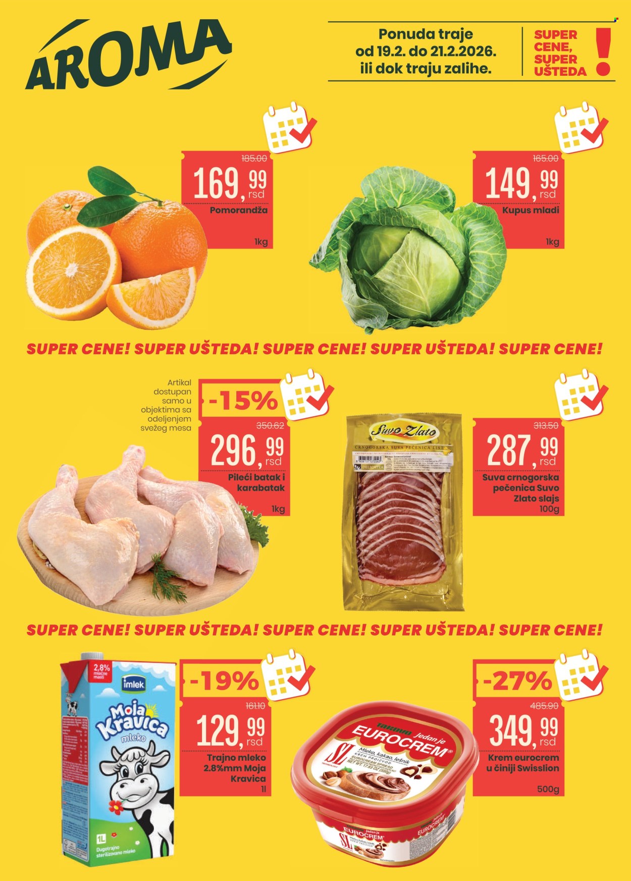 Aroma Market katalog - 19.02.2026 - 21.02.2026. Stranica 1