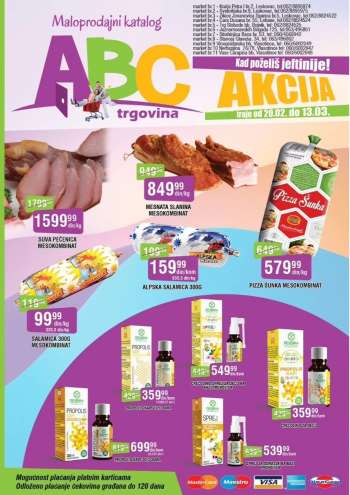 ABC Trgovina katalog - 20.02.2026 - 13.03.2026.