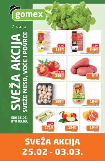 Gomex katalog - 25.02.2026 - 03.03.2026.