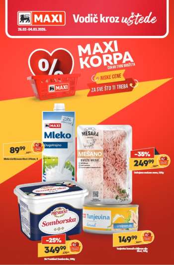 Maxi katalog - 26.02.2026 - 04.03.2026.