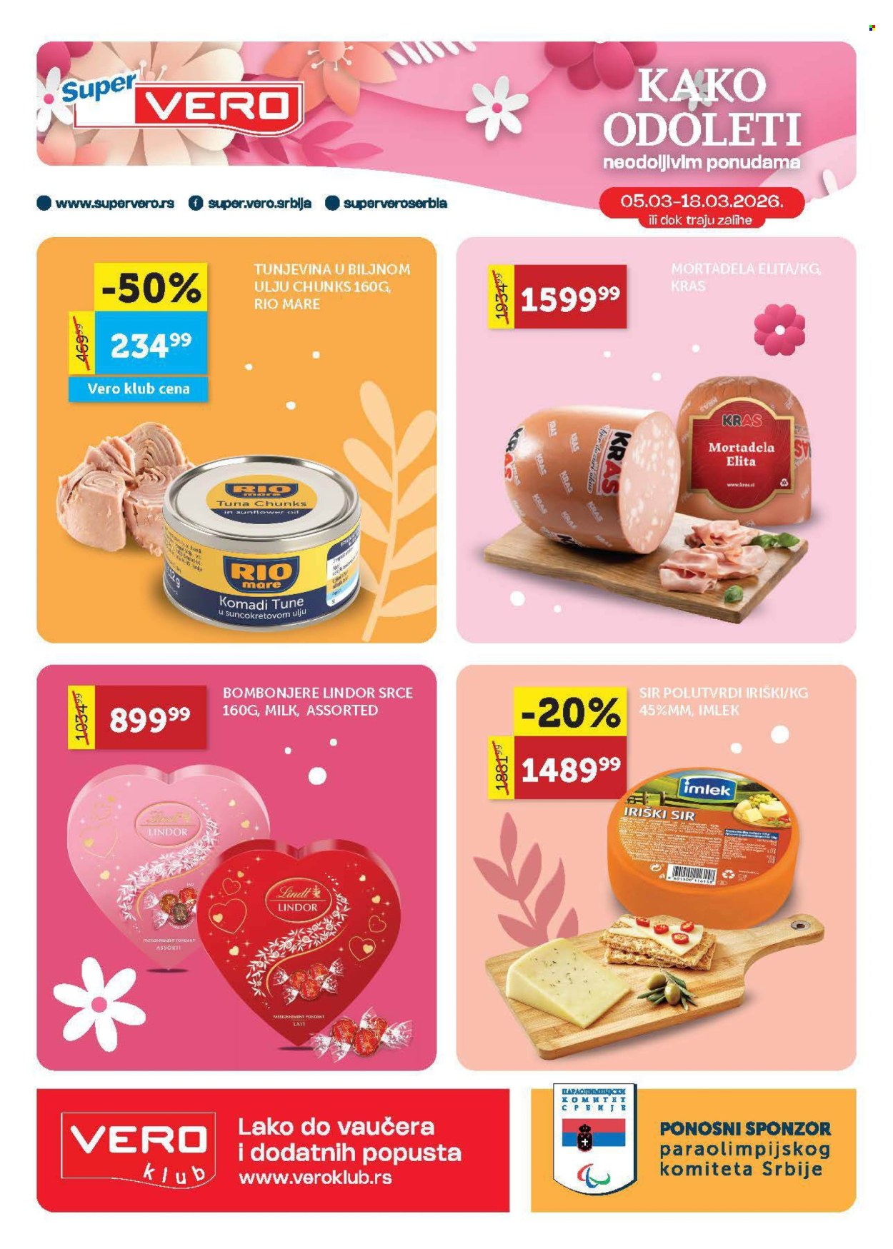 SuperVERO katalog - 05.03.2026 - 18.03.2026. Stranica 1