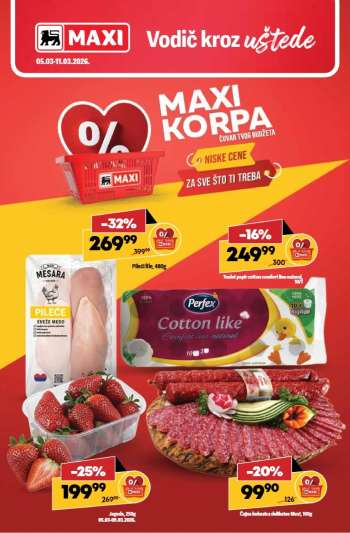 Maxi katalog - 05.03.2026 - 11.03.2026.