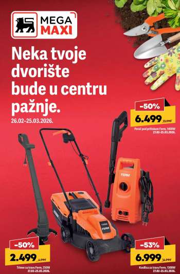 Mega Maxi katalog - 26.02.2026 - 25.03.2026.