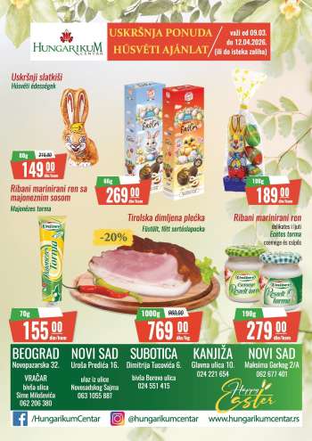 Hungarikum Centar katalog - 09.03.2026 - 12.04.2026.