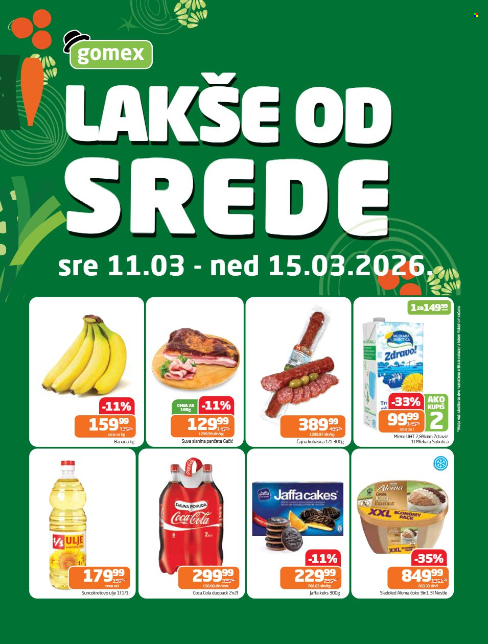 Gomex katalog - 11.03.2026 - 15.03.2026. Stranica 1