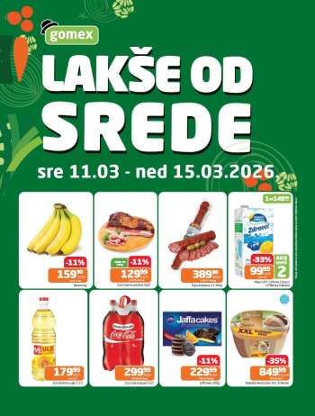 Gomex katalog - 11.03.2026 - 15.03.2026.