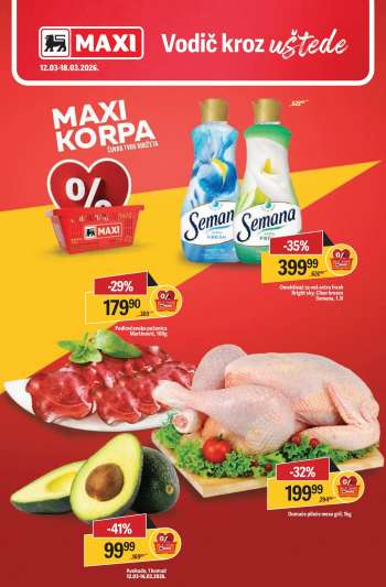 Maxi katalog - 12.03.2026 - 18.03.2026.