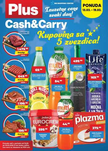 Plus Cash & Carry katalog - 13.03.2026 - 19.03.2026.