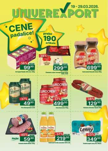 Univerexport katalog - 19.03.2026 - 29.03.2026.