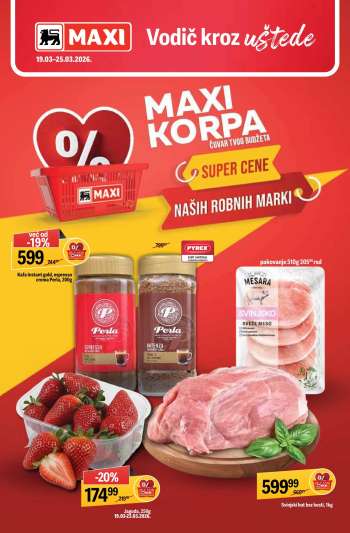 Maxi katalog - 19.03.2026 - 25.03.2026.