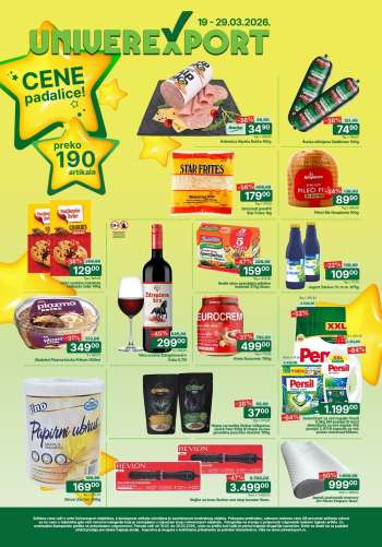 Univerexport katalog - 19.03.2026 - 29.03.2026.