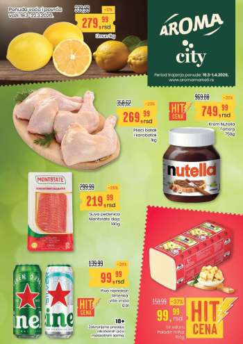 Aroma Market katalog - 19.03.2026 - 01.04.2026.