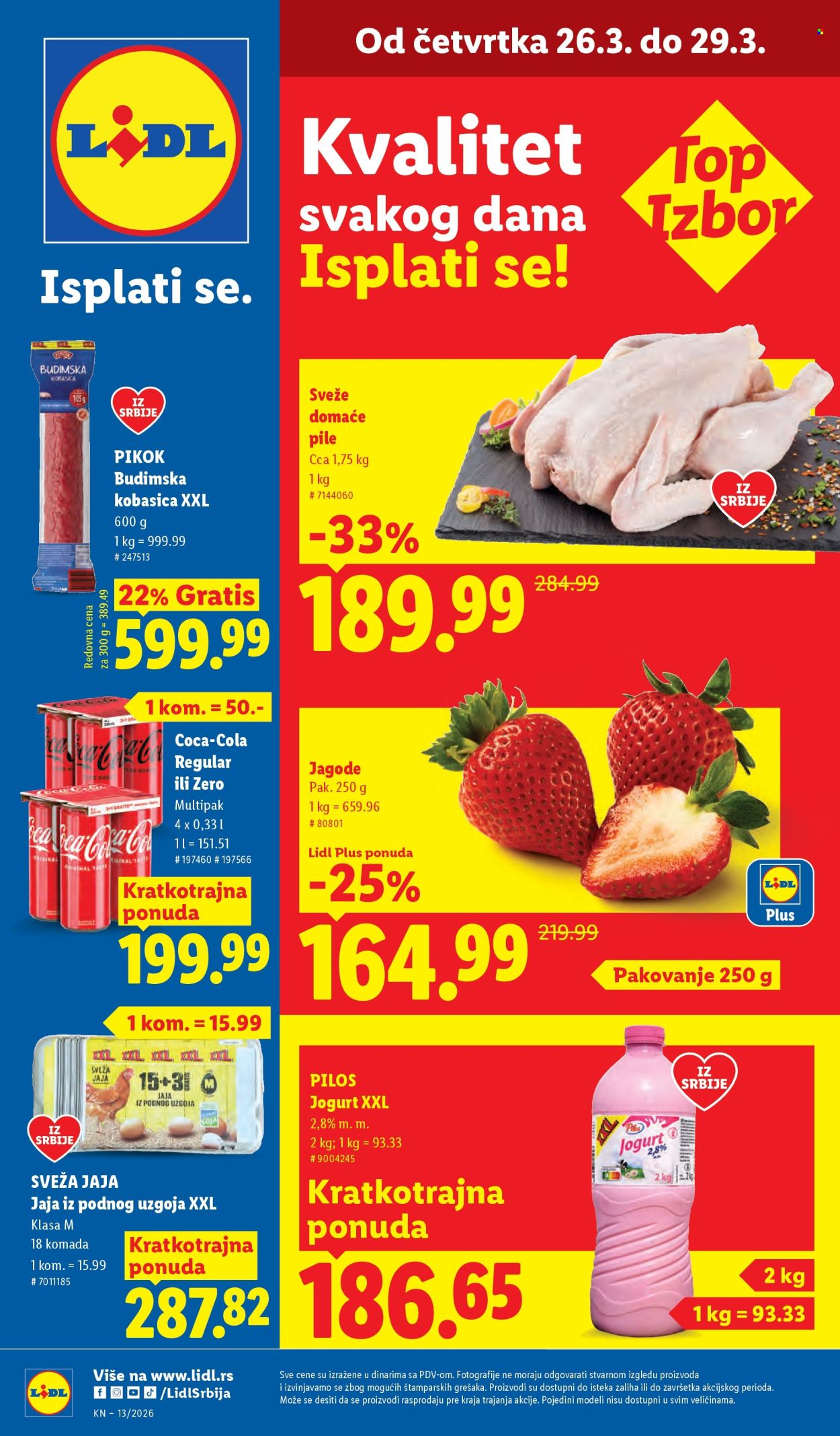 Lidl katalog - 26.03.2026 - 01.04.2026. Stranica 1
