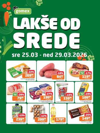 Gomex katalog - 25.03.2026 - 29.03.2026.