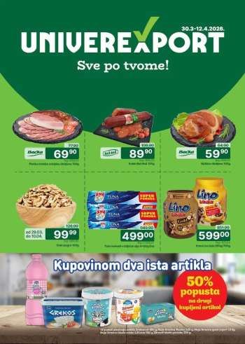 Univerexport katalog - 30.03.2026 - 12.04.2026.