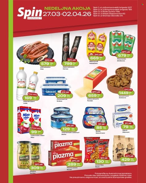 Spin Market katalog - 27.03.2026 - 02.04.2026. Stranica 1