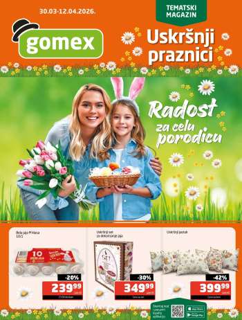 Gomex katalog - 30.03.2026 - 12.04.2026.