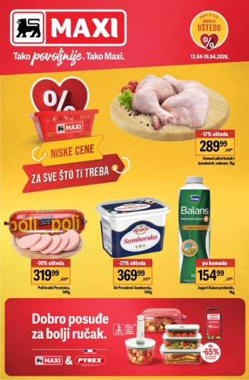 Maxi katalog - 13.04.2026 - 19.04.2026.