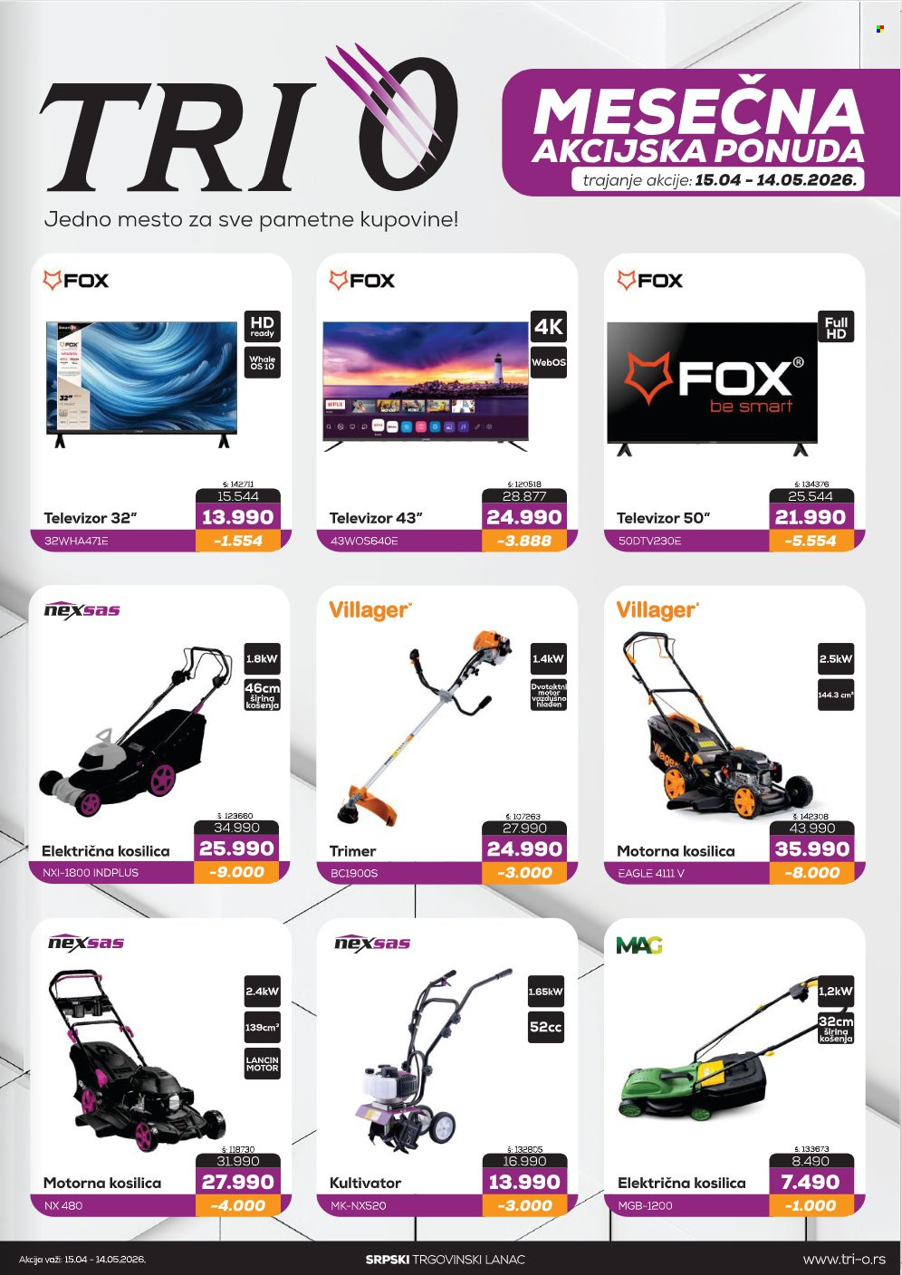 Tri O katalog - 15.04.2026 - 14.05.2026. Stranica 1