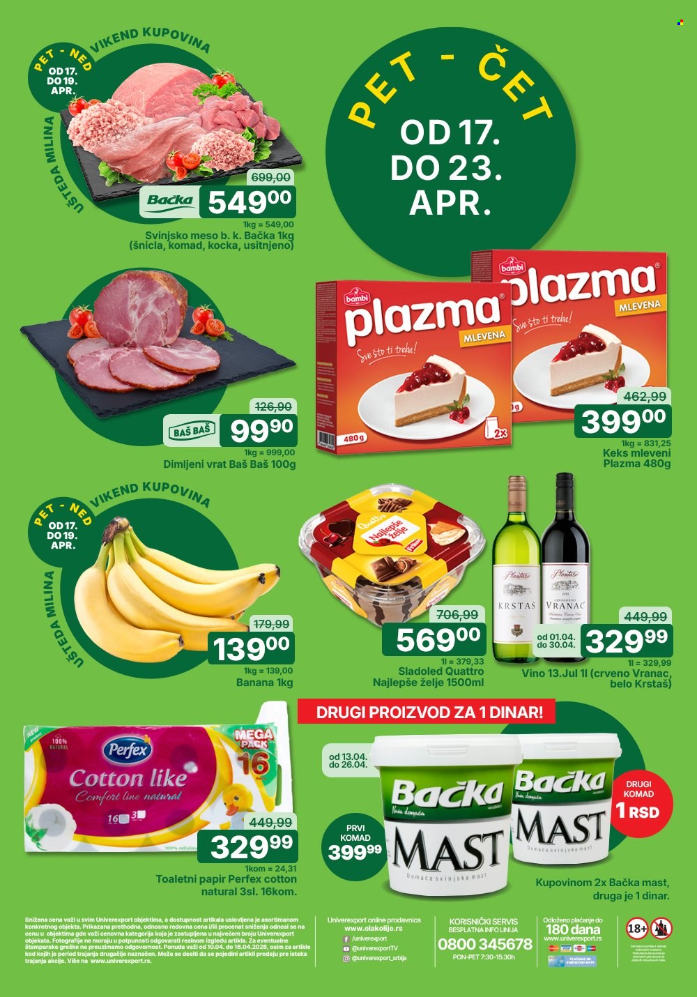 Univerexport katalog - 17.04.2026 - 23.04.2026. Stranica 1