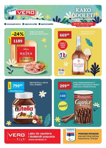 SuperVERO katalog - 16.04.2026 - 29.04.2026.