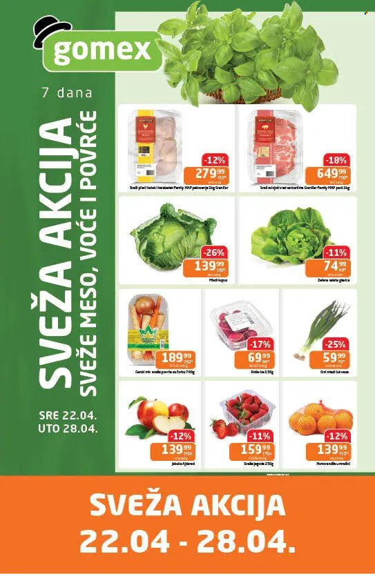Gomex katalog - 22.04.2026 - 28.04.2026. Stranica 1