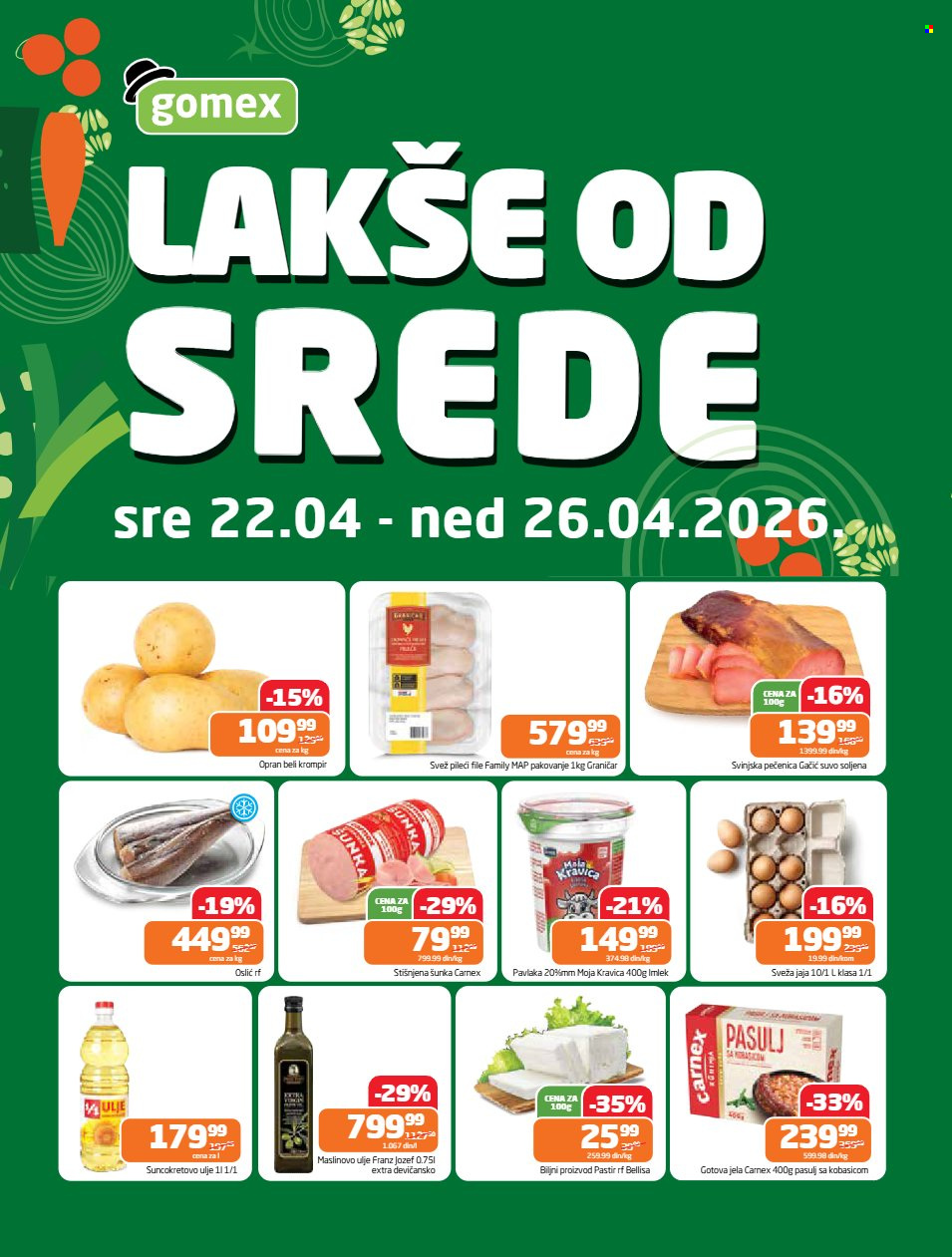 Gomex katalog - 22.04.2026 - 26.04.2026. Stranica 1