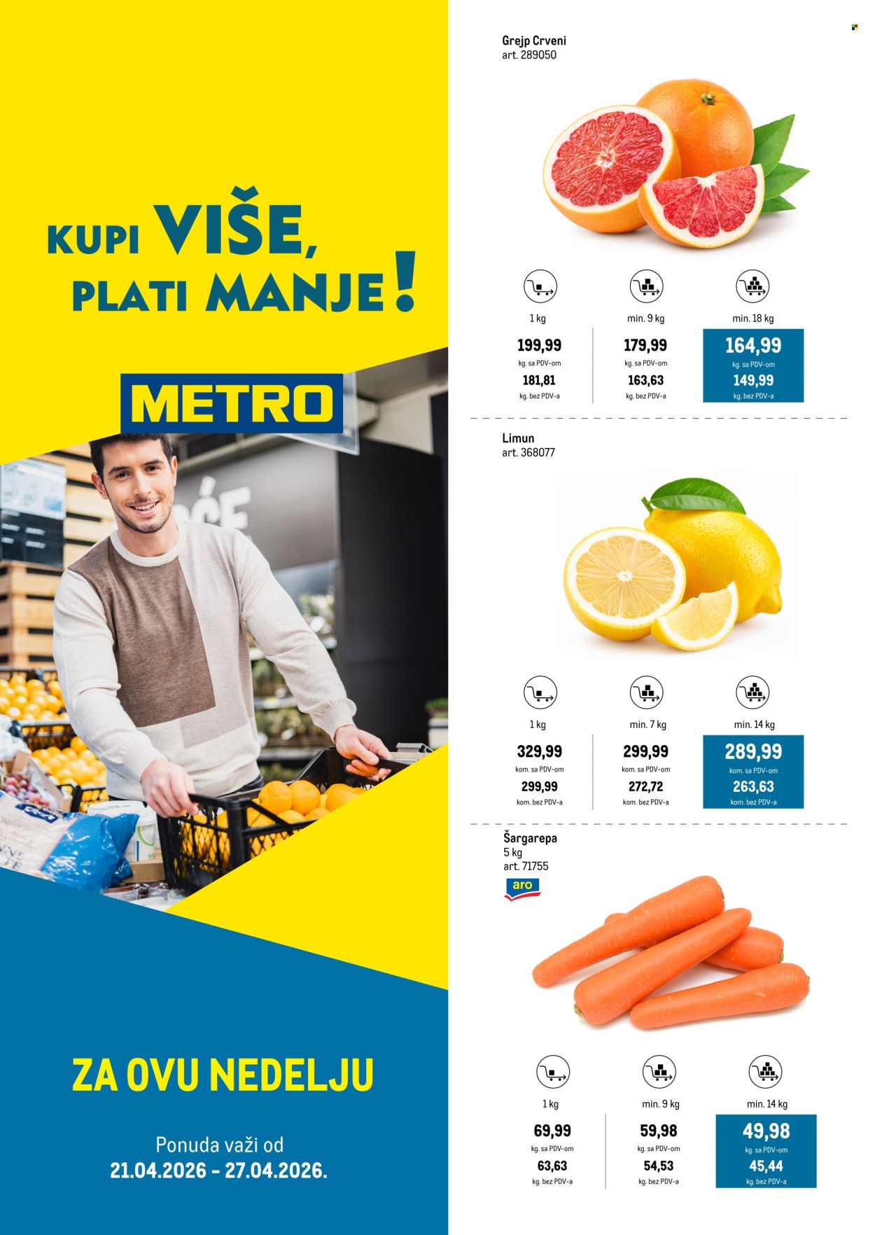 Metro katalog - 21.04.2026 - 27.04.2026. Stranica 1