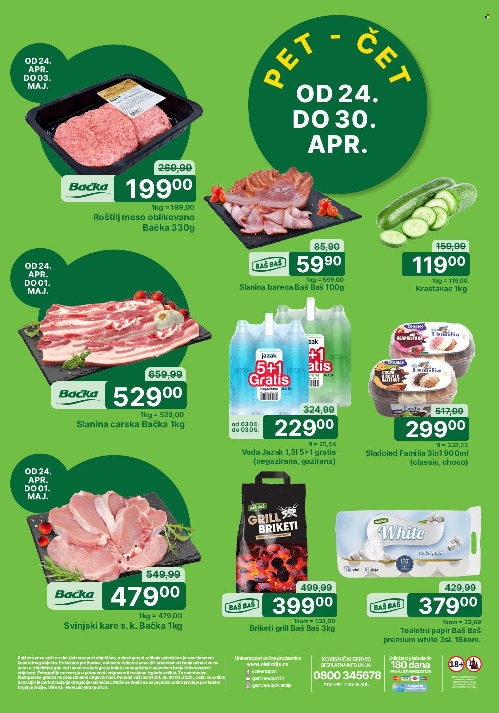 Univerexport katalog - 24.04.2026 - 30.04.2026. Stranica 1