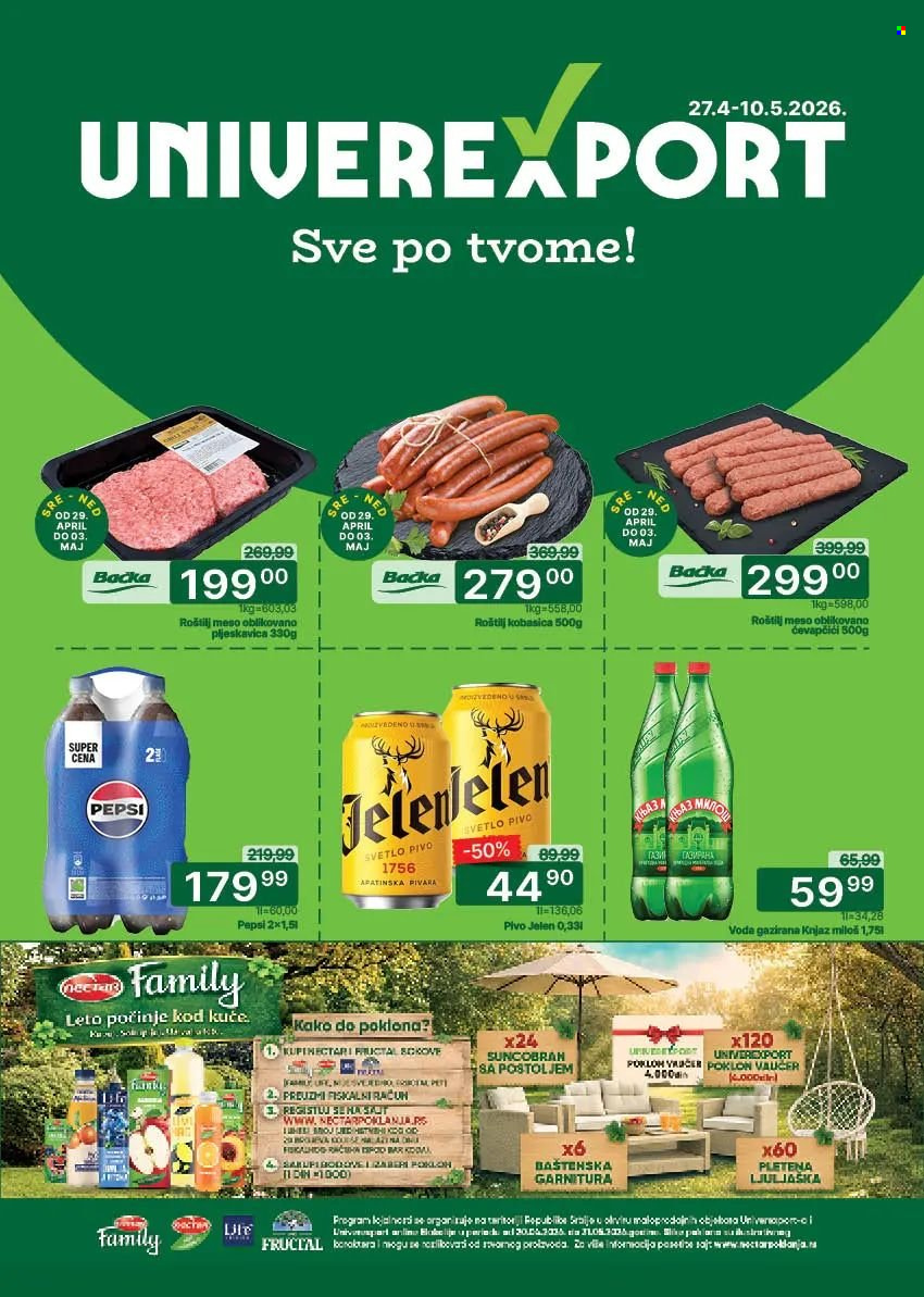 Univerexport katalog - 27.04.2026 - 10.05.2026. Stranica 1