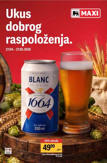 Maxi katalog - 27.04.2026 - 27.05.2026.