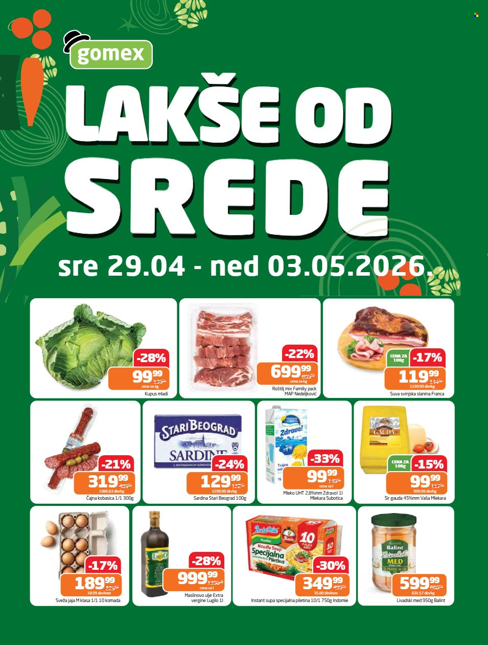 Gomex katalog - 29.04.2026 - 03.05.2026. Stranica 1