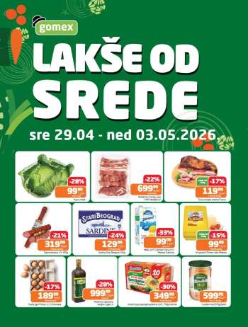 Gomex katalog - 29.04.2026 - 03.05.2026.