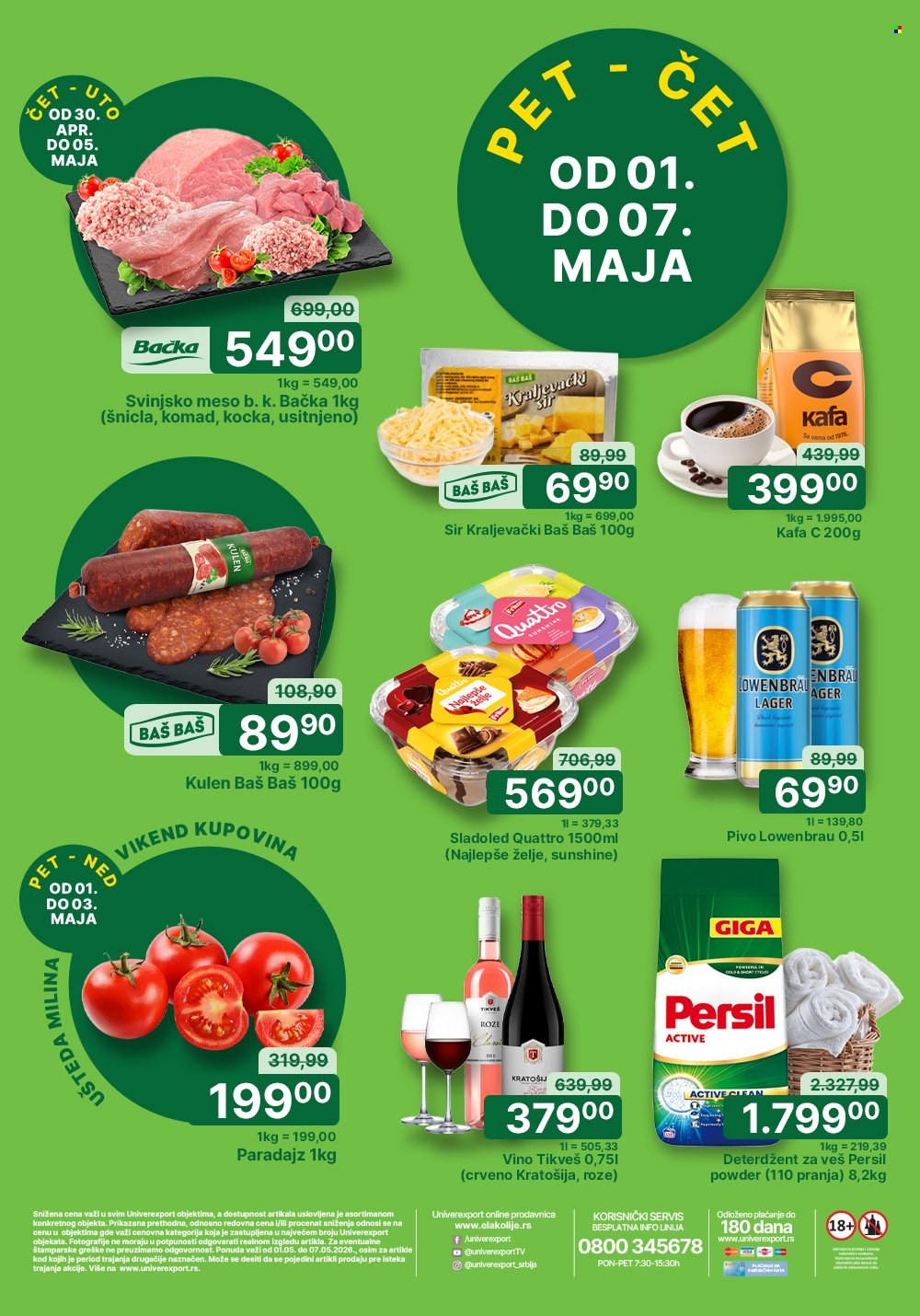 Univerexport katalog - 01.05.2026 - 07.05.2026. Stranica 1