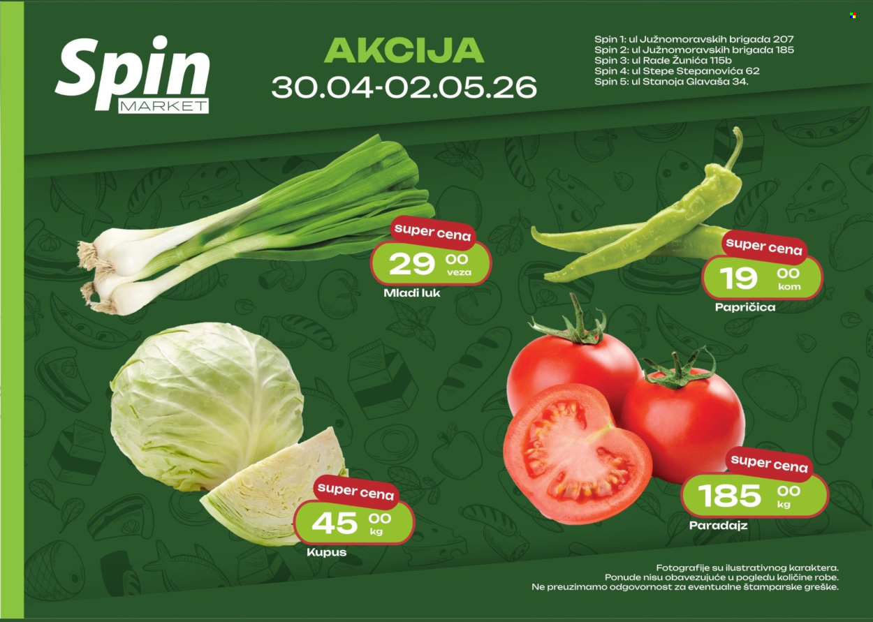 Spin Market katalog - 30.04.2026 - 02.05.2026. Stranica 1