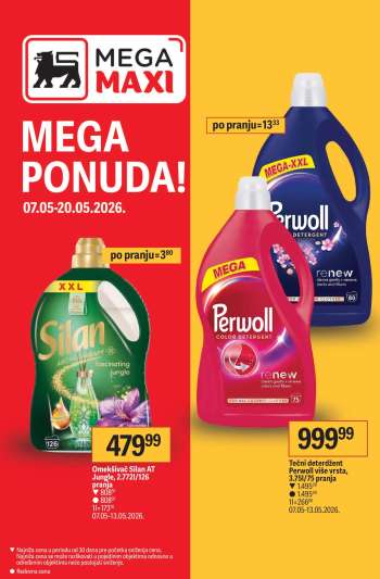 Mega Maxi katalog - 07.05.2026 - 20.05.2026.