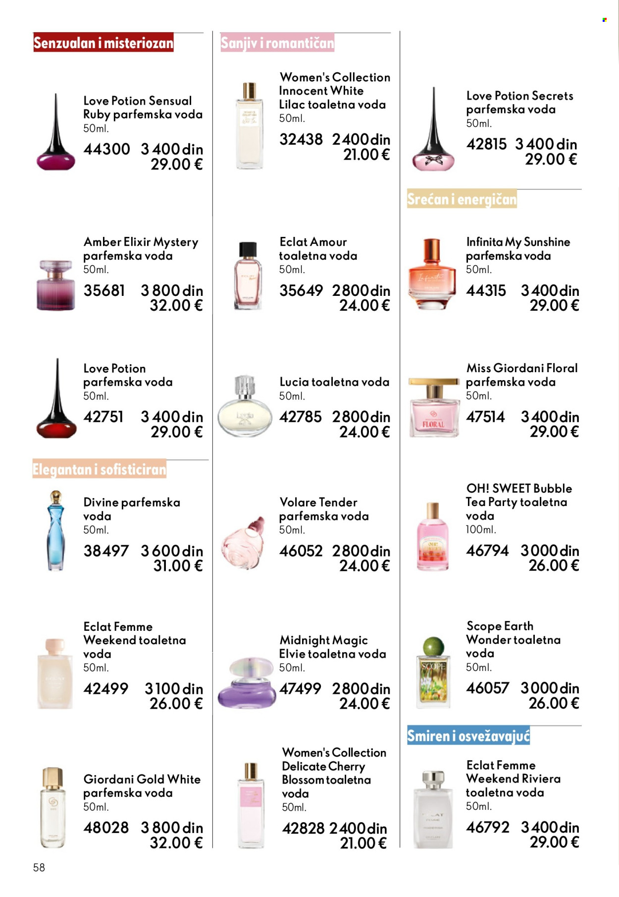 Oriflame katalog - 13.05.2026 - 02.06.2026. Stranica 58