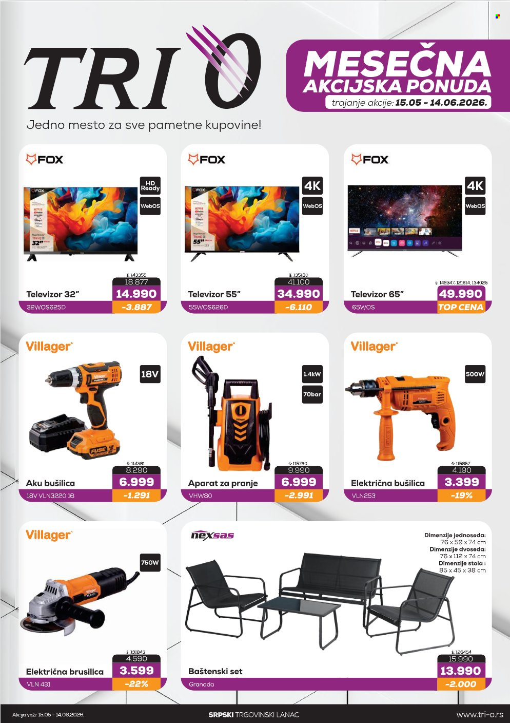 Tri O katalog - 15.05.2026 - 14.06.2026. Stranica 1