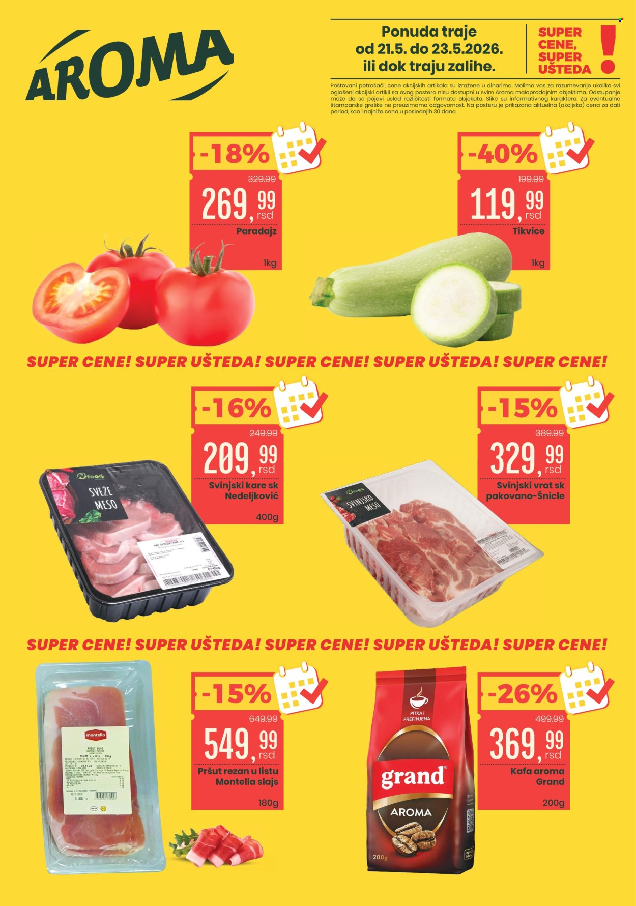 Aroma Market katalog - 21.05.2026 - 23.05.2026. Stranica 1