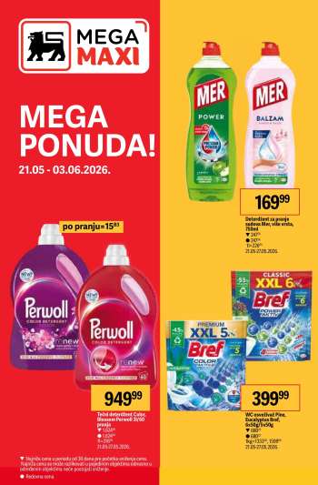 Mega Maxi katalog - 21.05.2026 - 03.06.2026.