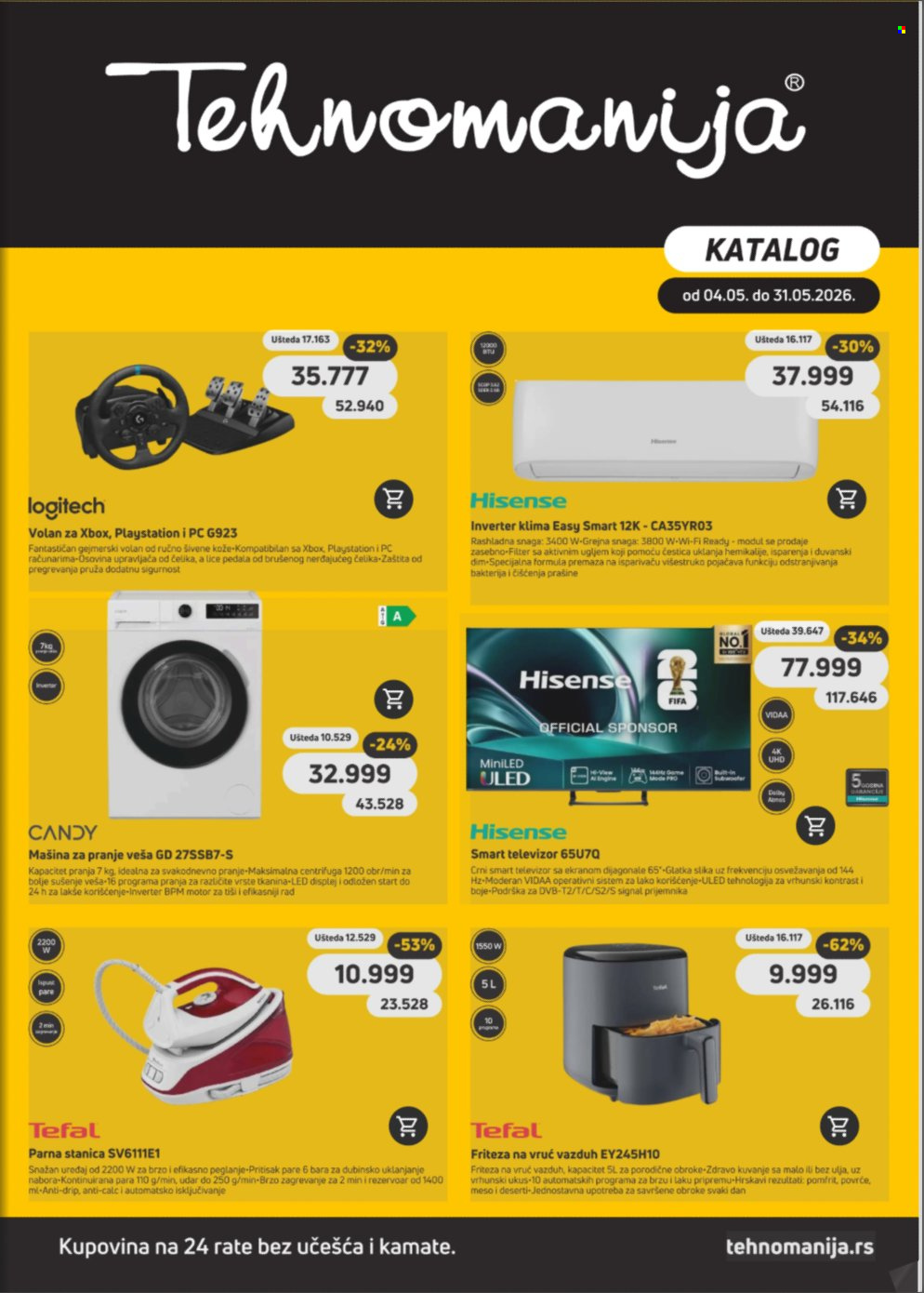 Tehnomanija katalog - 04.05.2026 - 31.05.2026. Stranica 1