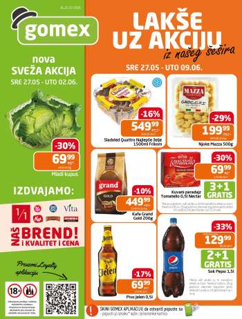 Gomex katalog - 27.05.2026 - 09.06.2026.
