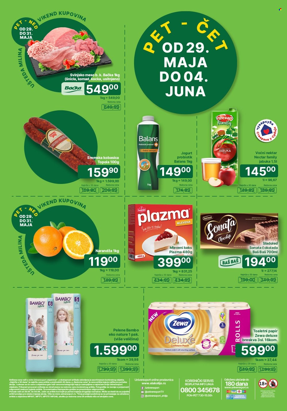 Univerexport katalog - 29.05.2026 - 04.06.2026. Stranica 1