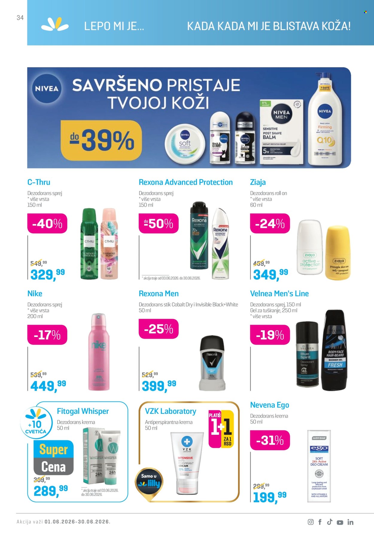 Lilly Drogerie katalog - 01.06.2026 - 30.06.2026. Stranica 34