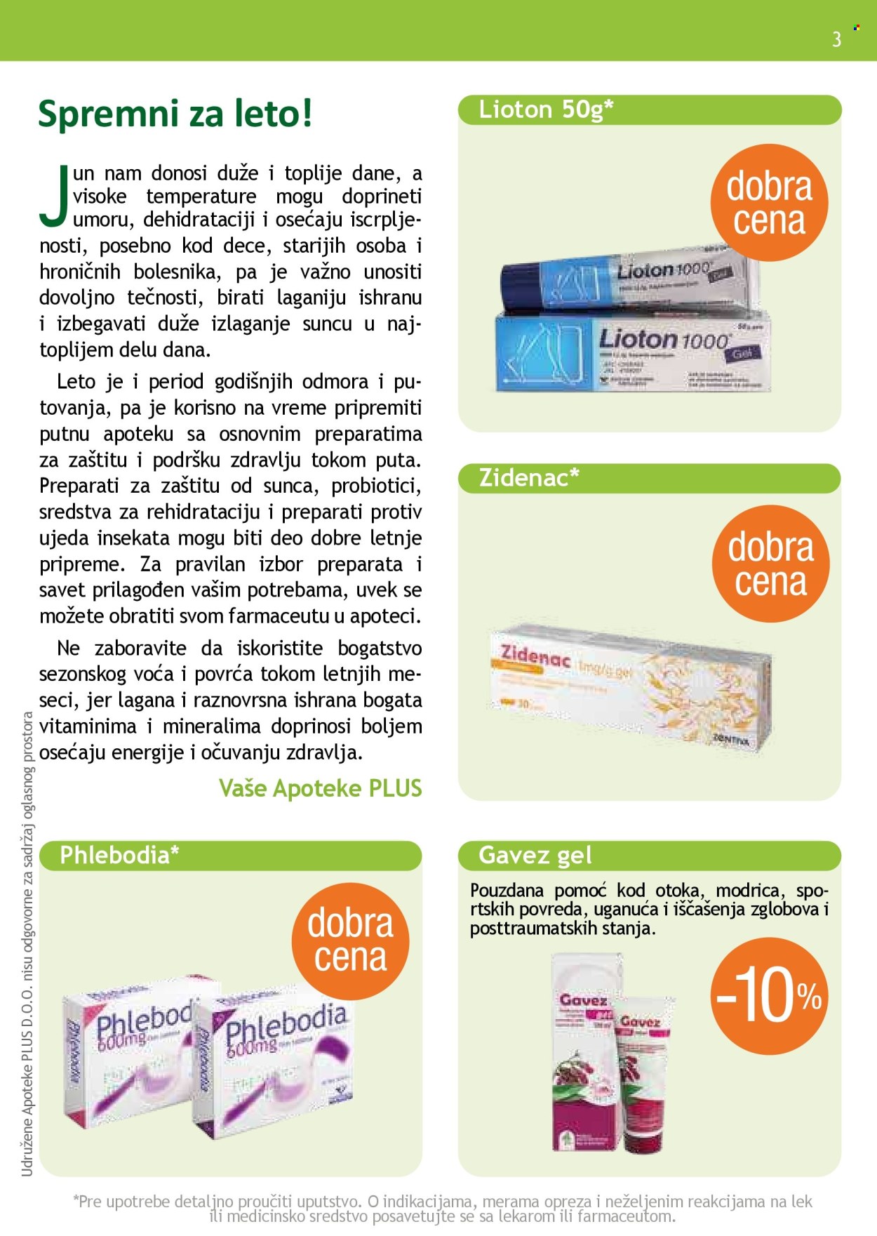 Apoteka Plus katalog - 01.06.2026 - 30.06.2026. Stranica 3