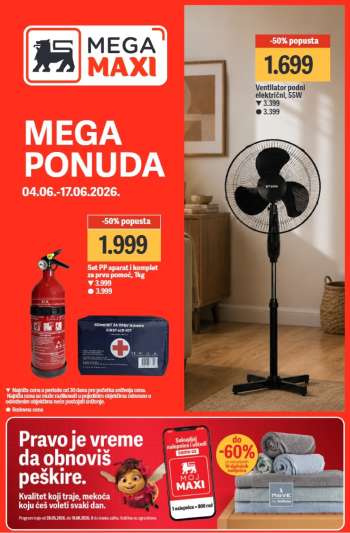 Mega Maxi katalog - 04.06.2026 - 17.06.2026.