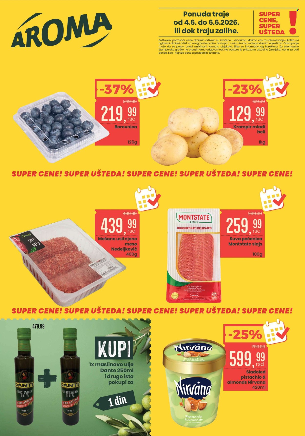 Aroma Market katalog - 04.06.2026 - 06.06.2026. Stranica 1